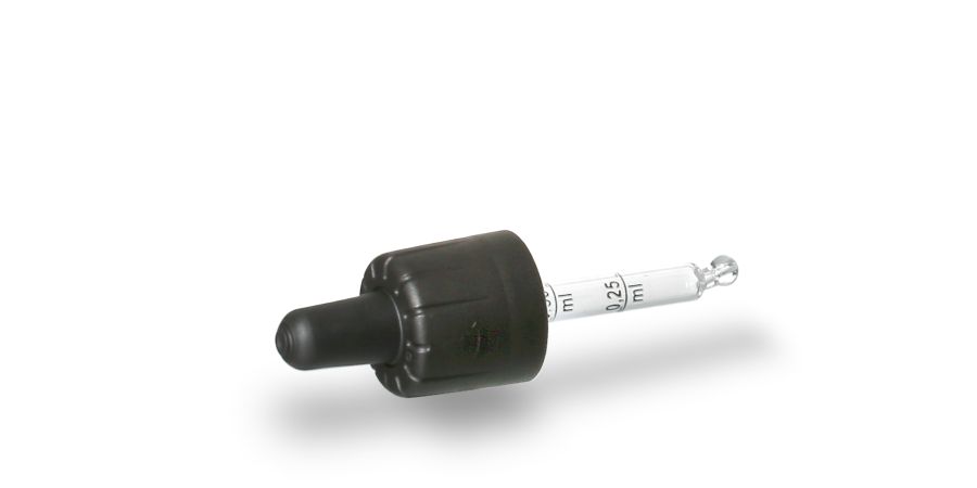 pipette mounting with tamper-evident ring (OV II)