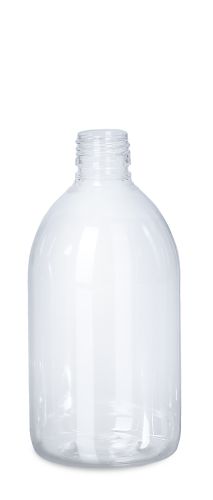 500 ml 100% R-PET Sirupflasche